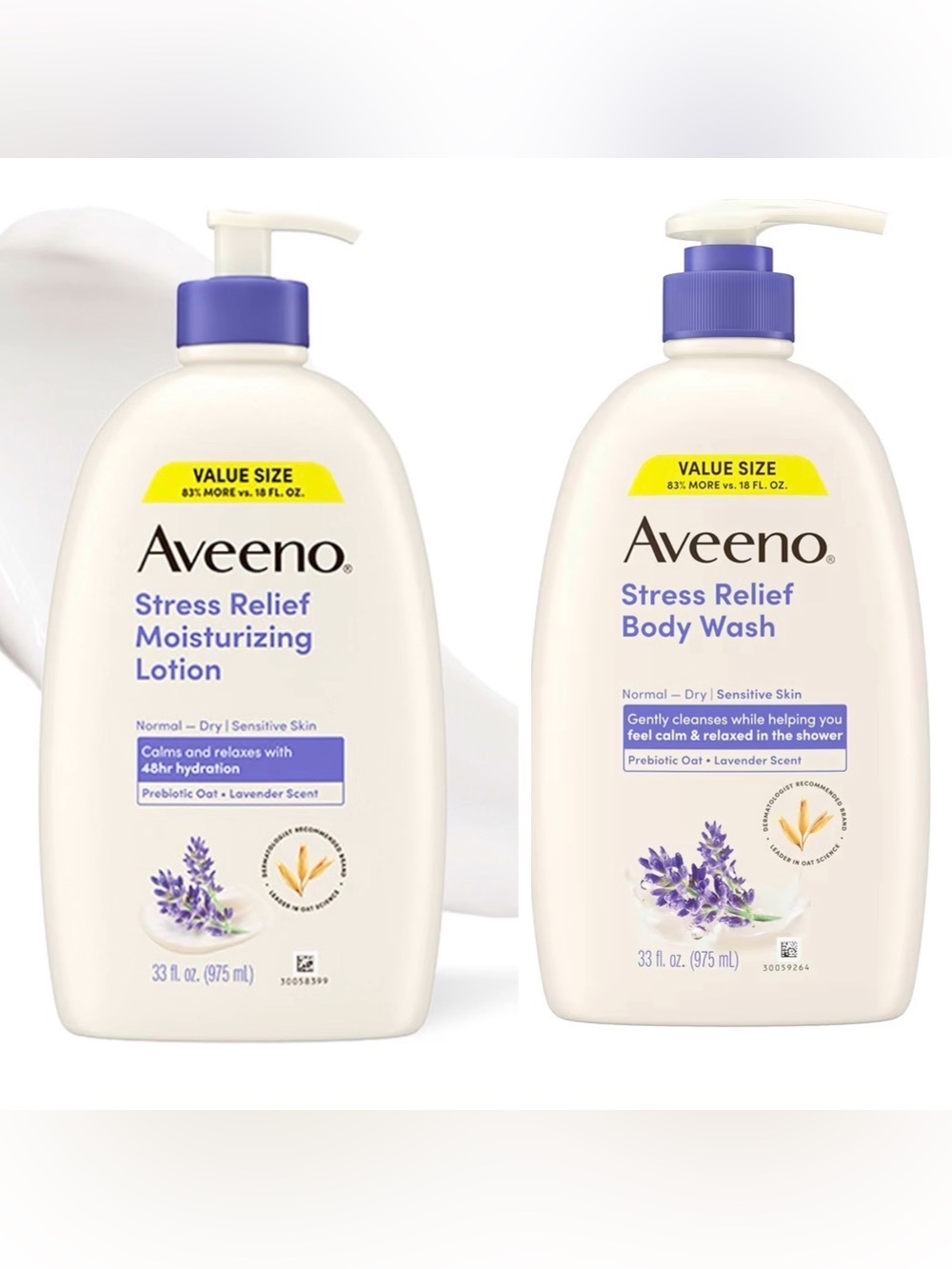 Aveeno Stress Relief Lavender Bundle (NEW)